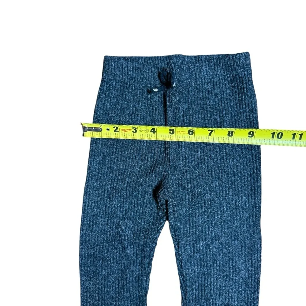 ZARA Kids Ribbed Knit Jogger Pants Dark Gray Size 3-4Y